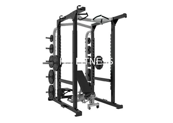 ποιότητας  Multi Station 360 Gym Equipment , Half Power Squat Rack Machine Commercial Bodybuilding Εργοστάσιο