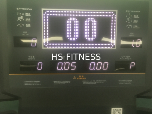 5hp βαρέων καθηκόντων Treadmill κανονικό κιγκλίδωμα αριθμητικών πληκτρολογίων 0-20% PU οθόνης