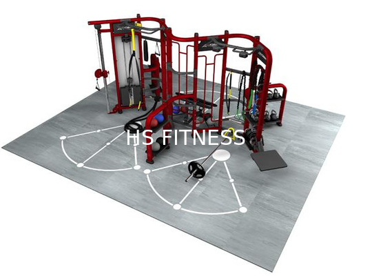 Σύμπραξη 360 εξοπλισμός γυμναστικής, μηχανή Workout σύμπραξης διασταυρώσεων καλωδίων