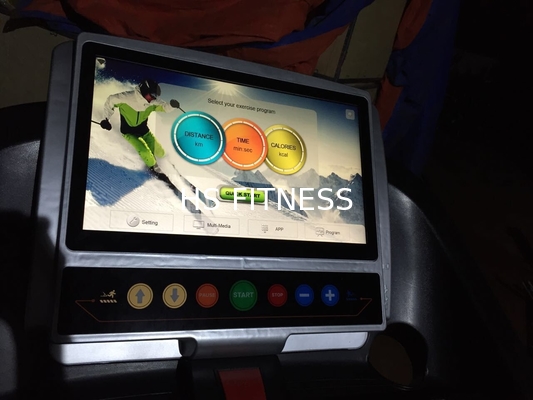 Σώμα που χτίζει εμπορικό Treadmill Technogym 16,1 γυμναστικής οθόνη χρώματος ίντσας TFT